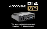   Argon ONE v2 - Prémium Aluminum ház Raspberry Pi 4-hez , biztonsági Ki- és Bekapcsoló gombbal, aktív hűtéssel, IR vevővel