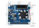 Power over Ethernet (PoE) HAT Raspberry Pi 3B+/4B-hez OLED kijelzővel 802.3af PoE network