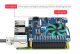 Power over Ethernet (PoE) HAT Raspberry Pi 3B+/4B-hez - 802.3af/at kompatibilis , extra alaplapi 5V USB-A és 12V kimenettel