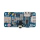 SIM7600G-H 4G HAT Raspberry Pi-hez, LTE Cat-4 4G / 3G / 2G, GNSS helymeghatározás, Globális sáv