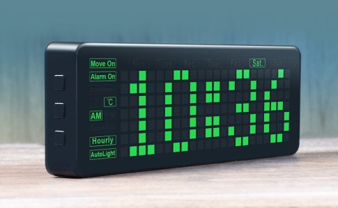 PICO CLOCK - Multifunkciós DIY LED Óra extra funkciókkal - Raspberry PI PICO-val