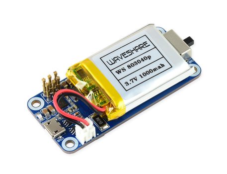 Szünetmentes tápegység UPS HAT modul Raspberry Pi Zero számára, stabil 5V-os kimenet 