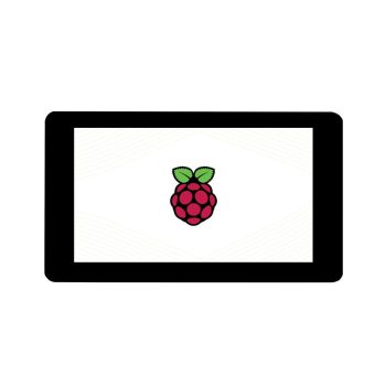 Raspberry Pi 7" Multitouch Display - Capacitive / multit-point (5) / DSI port - 800x480