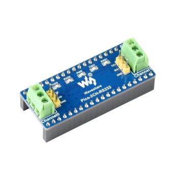 2 csatornás RS232 modul Raspberry Pi Pico-hoz, SP3232EEN adó-vevő, UART to RS232