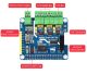 Izolált RS485 CAN HAT modul Raspberry Pi-hez, 2x RS485 és 1x CAN, többféle védelemmel