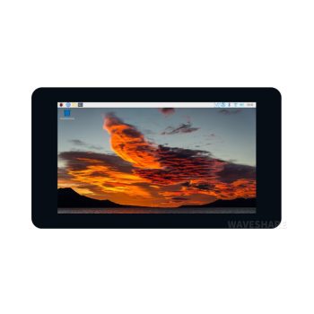 7inch Capacitive Touch Display, DSI Interface, IPS Screen, 800×480, 5-Point Touch