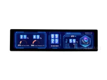   11,9 hüvelykes IPS kijelző, 320 × 1480 pixel, edzett üveg panel, HDMI interfész,  érintő kijelző