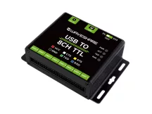   Ipari USB - 8 csatornás TTL átalakító, USB - UART, Többszörös védelmi áramkörök, Több rendszer támogatása, USB - TTL adapter