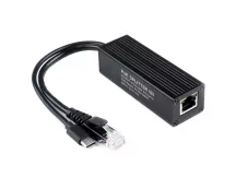   Ipari Gigabit PoE Splitter, 5V 5A Type-C / DC táp kimeneti port, beépített MPS vezérlő chip, biztonságosabb és stabilabb