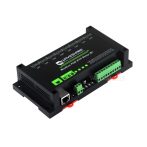   8 csatornás Ethernet relémodul 8  digitális bemenet, Modbus RTU/Modbus TCP protokollal, PoE port kommunikációval, különböző szigetelési és védelmi áramkörökkel, ipari minőségű sínre szerelhető tokkal