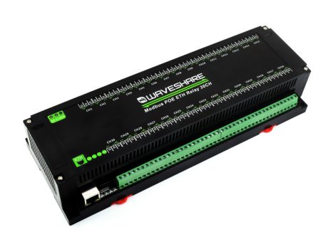 30 csatornás Ethernet relé modul, Modbus RTU/Modbus TCP protokoll, PoE port kommunikáció, különféle leválasztó és védelmi áramkörökkel