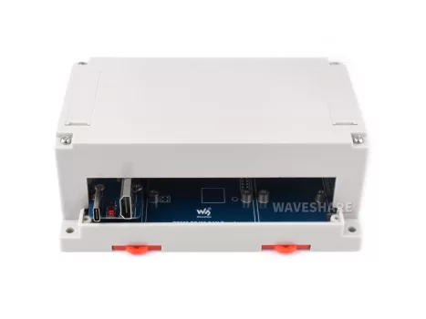 Izolált RS232 / RS485 / CAN / CAN FD bővítőkártya Raspberry Pi-hez, 2x RS485, 1x RS232, 1x CAN FD és 1x CAN, fali és sínre szerelhető támogatás