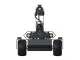 UGV Rover ROS 2 Open-source 6 Wheels 4WD AI Robot, Dual controllers, All-metal Body, Flexible and Expandable, Suitable for Raspberry Pi 4B / Raspberry Pi 5