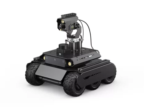 UGV Rover ROS 2 Open-source 6 Wheels 4WD AI Robot, Dual controllers, All-metal Body, Flexible and Expandable, Suitable for Raspberry Pi 4B / Raspberry Pi 5 UGV Rover ROS 2 Open-source 6 Wheels 4WD AI Robot, Dual controllers, All-metal Body, Flexible and Expandable, Suitable for Raspberry Pi 4B / Raspberry Pi 5