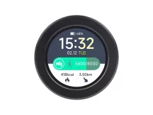   RP2350 MCU kártya, 1,28 hüvelykes, kerek érintőképernyős LCD-vel, kétmagos és két architektúrájú kialakítás, 240 × 240 pixel, 65 ezer szín, IPS panel fém házban