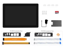  Ipari HMI többfunkciós érintőképernyő Raspberry Pi-hez, 10,1 inch, kettős 4K HDMI kimenettel, 10 pontos érintéssel, optikai kötéssel, alumíniumötvözet házzal