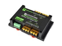   Industrial Modbus RTU 4-ch High Current Relay Module with RS485 Interface, Onboard LED Indicators, Multi Isolation Protection Circuits, Industrial Grade Rail-Mount Case