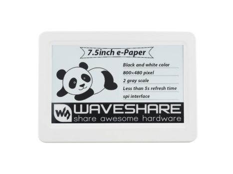 7,5 inch passzív NFC működésű e-Paper V2, akkumulátor nélkül, vezeték nélküli tápellátás és adatátvitel