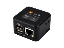   Luckfox PicoKVM Lightweight IP KVM Remote Management Tool, Supports 1920 × 1080@60fps HDMI Video Input And HID Signal Output For Device Control - Full version with 8GB eMMC (with metal case and 1.54inch touch display)