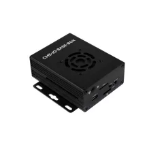   Mini alaplap (B) / Mini számítógép Raspberry Pi Compute Module 5-höz (NEM tartozék), beépített EEPROM-mal és titkosító chippel, fém házzal és 27W tápegységgel