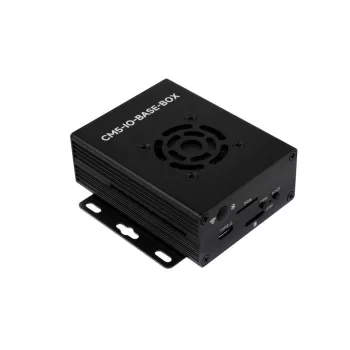 Mini alaplap (B) / Mini számítógép Raspberry Pi Compute Module 5-höz (NEM tartozék), beépített EEPROM-mal és titkosító chippel, fém házzal és 27W tápegységgel