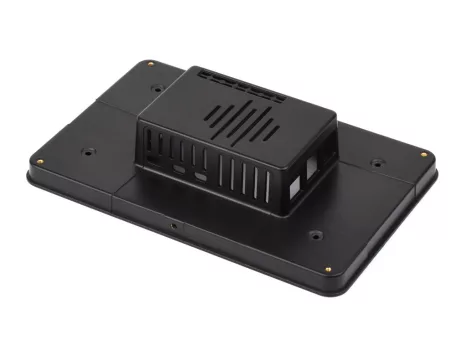 Ház a Hivatalos Raspberry Pi 7 inch érintőképernyő 2 és Raspberry Pi 5 számára, több 7 inches képernyővel kompatibilis, támogatja a Raspberry Pi HAT-ek telepítését