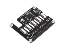   4 csatornás PCIe FFC adapterkártya Raspberry Pi 5-höz, kibővíti a Pi 5 PCIe interfészét 4 csatornás PCIe FFC csatlakozókra, támogatja több PCIe HAT egymásra rakását, Raspberry Pi 5 PCIe HAT