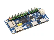   Waveshare RP2350-PiZero fejlesztőkártya, a Raspberry Pi RP2350 kétmagos és két architektúrájú mikrokontrolleren, 520 KB SRAM és 16 MB beépített flash memória