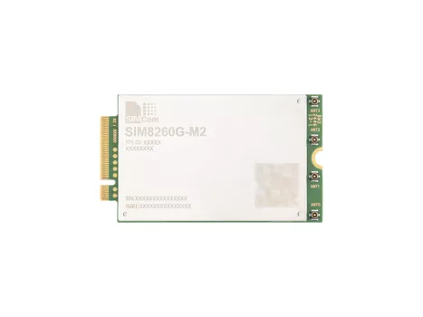 SIM8260G-M2 SIMCom eredeti 5G Sub-6G modul a Qualcomm Snapdragon X62 alapú, 3GPP 5G Release 16 technológiát alkalmazva