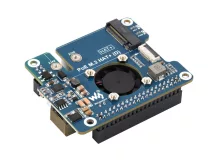   PCIe To M.2 Adapter With PoE Function For Raspberry Pi 5, Supports NVMe Protocol M.2 Solid State Drive, High-speed Reading/Writing, Raspberry Pi 5 PoE HAT