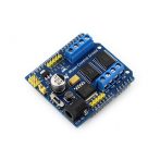   Motor vezérlő és meghajtó DC- és Léptetőmotorokhoz - 4xDC 2xStepper - Arduino UNO kompatibilis 