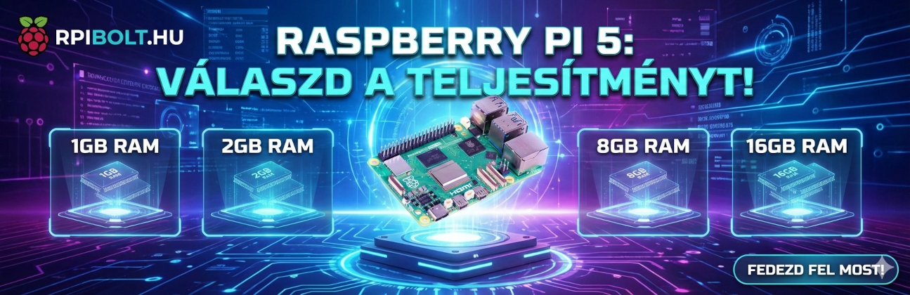 Raspberry PI 5 - Válaszd a teljesítményt Raspberry PI 5 - Válaszd a teljesítményt