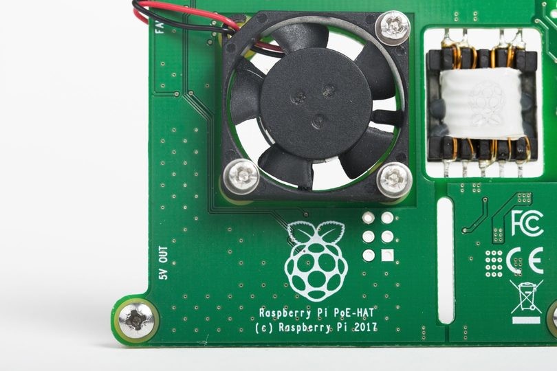 Raspberry PI PoE aktív hűtés 