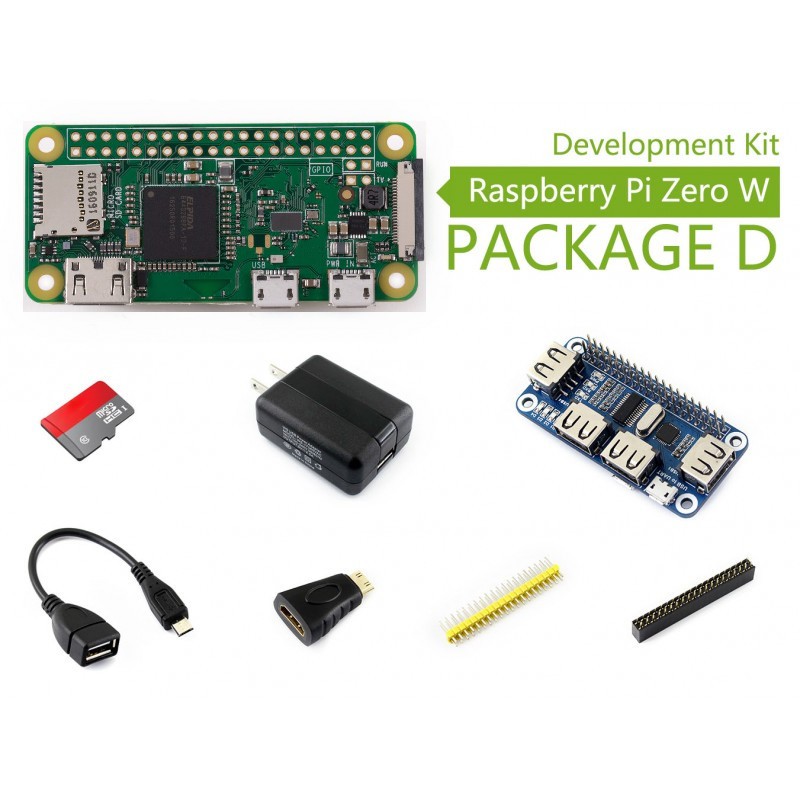 Raspberry PI Zero W - USB Development Kit